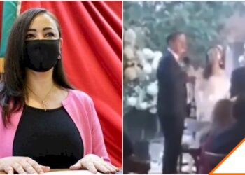 Alcaldesa de Naucalpan ignora al covid y arma ‘pachangón’ por su boda