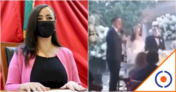 Alcaldesa de Naucalpan ignora al covid y arma ‘pachangón’ por su boda