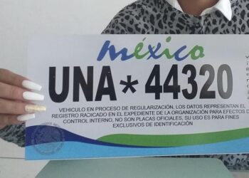 Alertan por venta virtual de placas vehiculares apócrifas en Tamaulipas