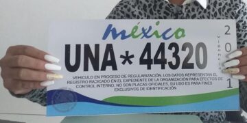 Alertan por venta virtual de placas vehiculares apócrifas en Tamaulipas