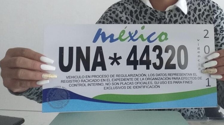 Alertan por venta virtual de placas vehiculares apócrifas en Tamaulipas