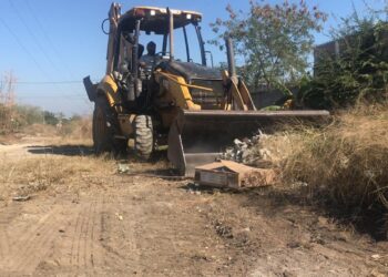 Combate gobierno municipal tiraderos clandestinos de basura en Victoria