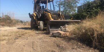 Combate gobierno municipal tiraderos clandestinos de basura en Victoria