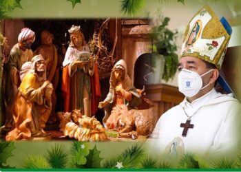 Esperanza y fortaleza a todos e iniciar el 2021 con la bendición de Dios: Obispo