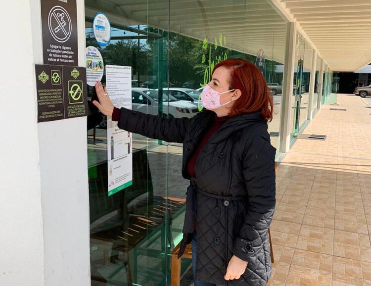 Pide Pilar Gómez a sociedad hacer conciencia contra Covid en Victoria