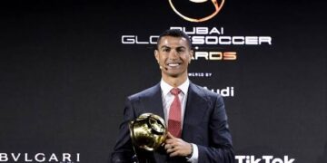 Cristiano Ronaldo, nombrado mejor jugador del siglo XXI en la gala Globe Soccer Awards