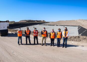 Dan Rivas y diputados banderazo  a nueva celda del Relleno Sanitario