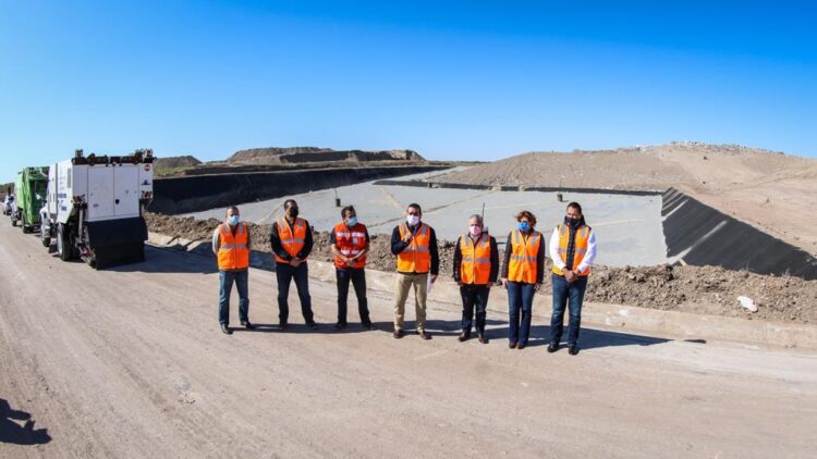 Dan Rivas y diputados banderazo  a nueva celda del Relleno Sanitario