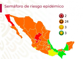 Regresan a semáforo rojo por Covid Zacatecas y Baja California