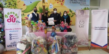 Entrega UAT donativo de juguetes al DIF Victoria