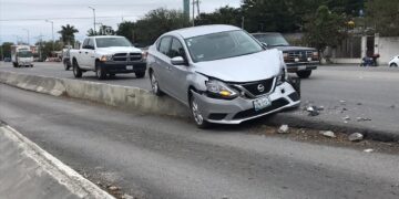 Dos heridos en aparatoso choque en ruta Victoria-Monterrey