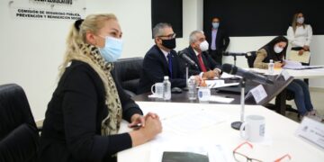 Cacarea Ontiveros avances en seguridad ante Congreso Azul