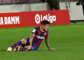 Coutinho será operado tras una lesión en el menisco de la rodilla izquierda