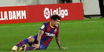 Coutinho será operado tras una lesión en el menisco de la rodilla izquierda