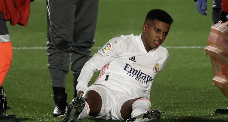 Rodrygo se rompe y estará tres meses de baja con el Real Madrid