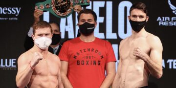 Canelo Álvarez y Callum Smith derrotan a la báscula sin problemas