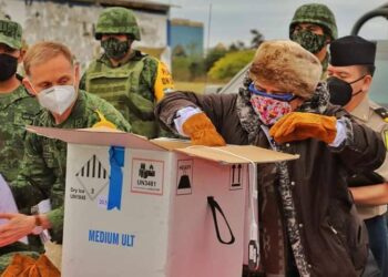 Por fin llegó la vacuna contra COVID-19 a Tampico, Tamaulipas