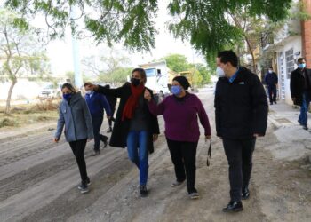 Supervisa alcaldesa Pilar Gómez mejoramiento de vialidades en Victoria