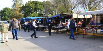 Verifican medidas sanitarias contra Covid en los tianguis de Cd. Victoria