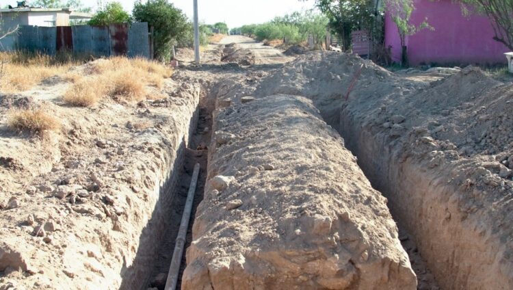 Amplían red de agua en  la colonia San Roberto de Nuevo Laredo