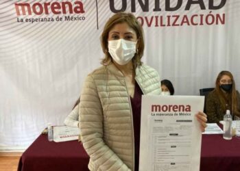 Se registra Mónica Rangel en MORENA como aspirante a gubernatura de San Luis Potosí