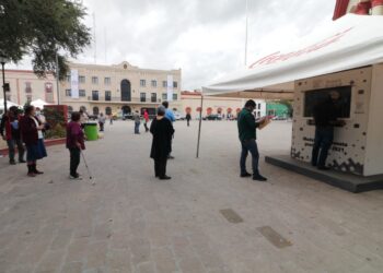 Abre Gobierno de Matamoros módulo para pago del predial en plaza principal