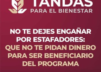 Pagan tandas para el Bienestar, en Nuevo Laredo