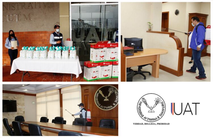 Intensifica UAT acciones de prevención contra el COVID-19