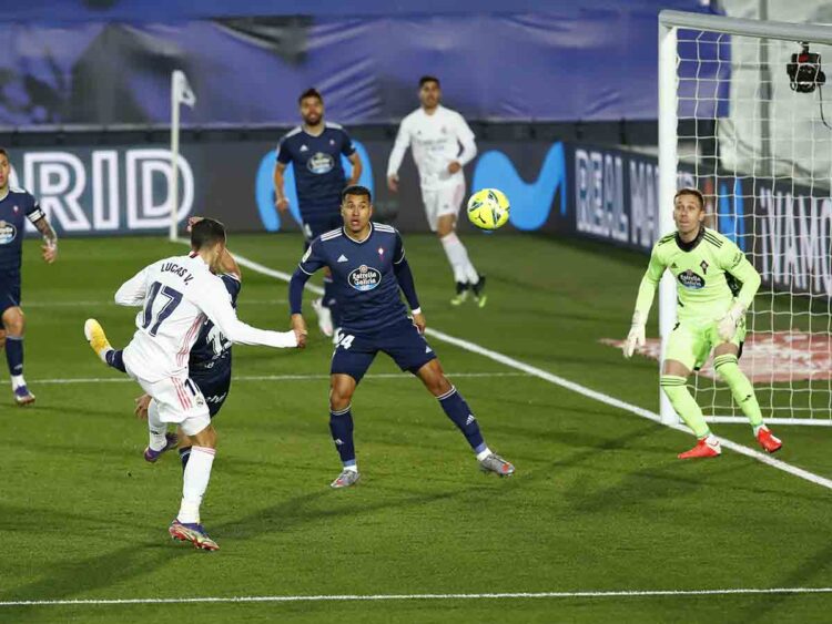 Real Madrid frena 2-0 al Celta de Néstor Araujo