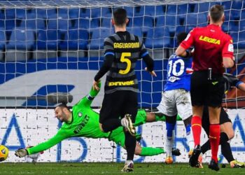 El Inter cae ante la Sampdoria de Ranieri y se estanca en la lucha por la Serie A