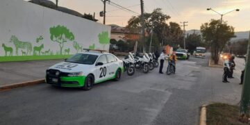 Promueve Tránsito uso de casco entre motociclistas