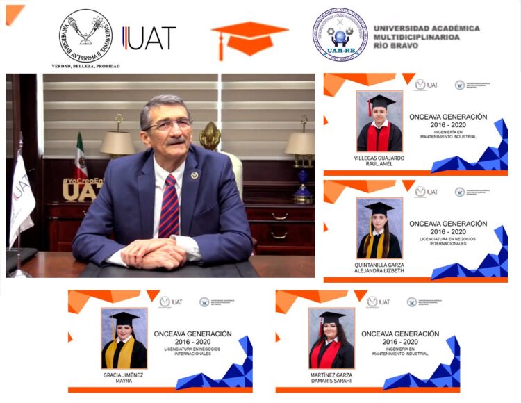 Realiza UAT ceremonia virtual de graduación de la UAM Río Bravo