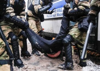 Más de 5 mil detenidos en Rusia durante protestas opositoras