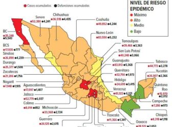 Ya son cinco estados en semáforo rojo Covid; entran Guanajuato y Morelos