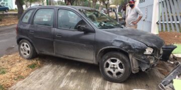 Deja choque daños por 30 mil pesos