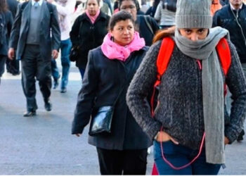 Frente Frío 25 genera bajas temperaturas en gran parte del país