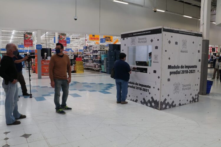 Habilita Gobierno de Matamoros módulos para pago del impuesto predial