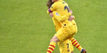 Messi coloca al Barcelona en puestos de Champions