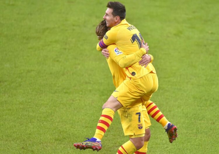 Messi coloca al Barcelona en puestos de Champions