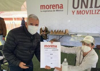 Solicita Felipe Garza registro a MORENA para candidato a Diputado Federal por Victoria