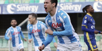 El Chucky Lozano marca el gol más rápido en la historia del Napoli… ¡a los nueve segundos!