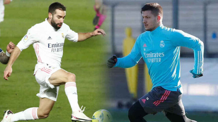 Dani Carvajal y Luka Jovic, bajas para la semifinal de Supercopa