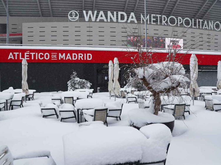 El Atlético-Athletic suspendido por temporal de nieve
