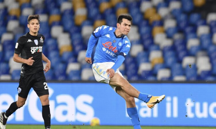 Chucky Lozano anota un golazo y brinda una asistencia en la Copa Italia