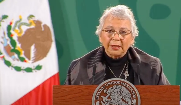 El Presidente se encuentra estable y fuerte: Olga Sánchez