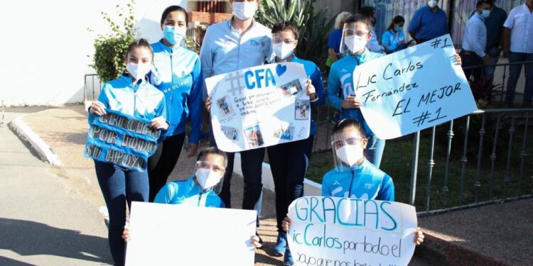 Agradece Carlos Fernández apoyo de la comunidad deportiva