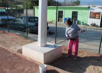 Acelera Municipio de Victoria limpieza en unidades deportivas