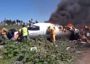 Confirma SEDENA 6 muertos en accidente de avioneta