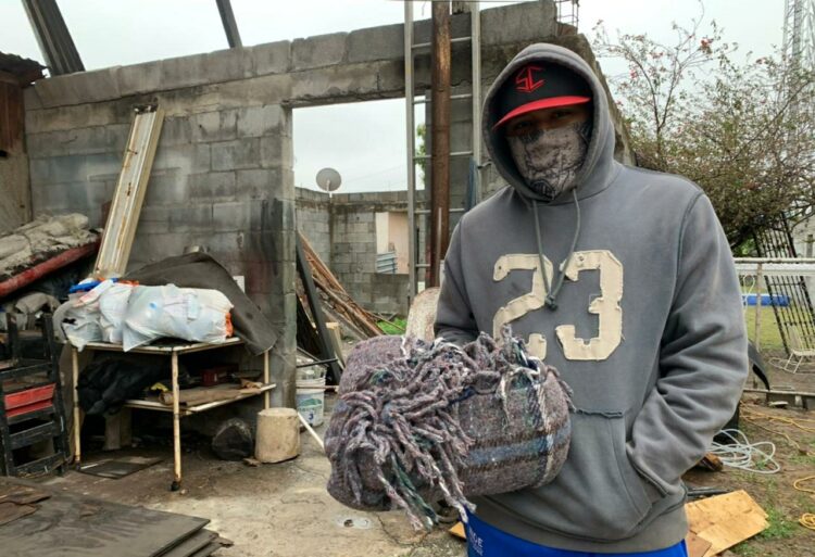 Lleva Gobierno de Matamoros abrigo a familias humildes, entrega 1,300 cobijas