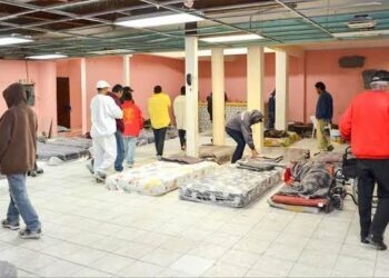 Trasladan al Albergue de Nuevo Laredo a 60 personas por onda fría